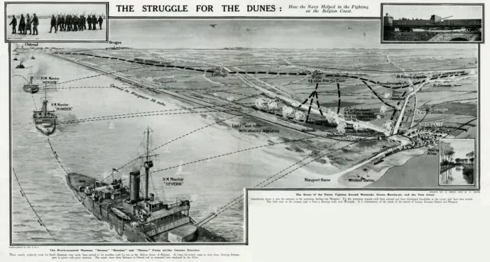 Framed Print : Struggle for the Dunes by G. Bron and G. H. Davis Framed Print : Struggle for the Dunes by G. Bron and G. H. Davis
