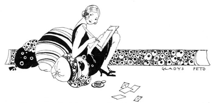 Framed Print : Stylish young lady writing a letter sitting on cushions Framed Print : Stylish young lady writing a letter sitting on cushions