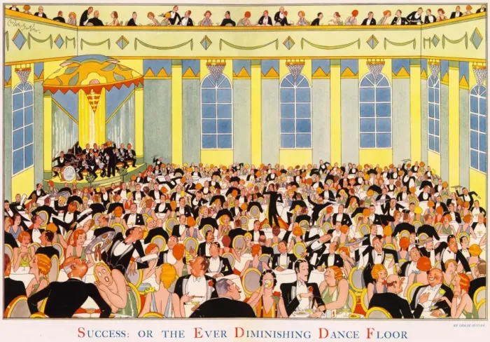 Framed Print : Success: Or the Ever Diminishing Dancefloor by Leslie Butler