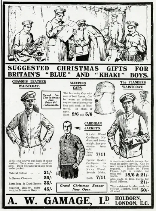 Framed Print : Suggested Christmas gifts 1915
