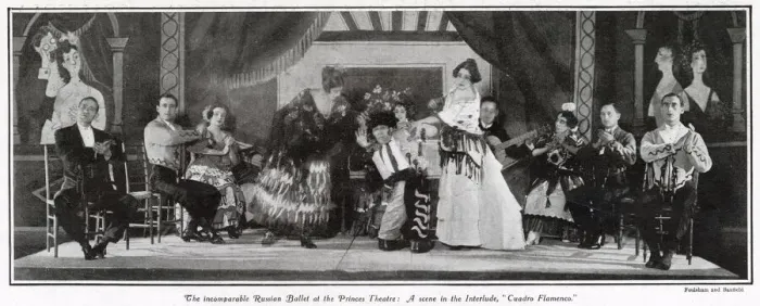 Framed Print : A suite of Andalusian dances - Cuadro Flamenco performed during the Interlude of Framed Print : A suite of Andalusian dances - Cuadro Flamenco performed during the Interlude of