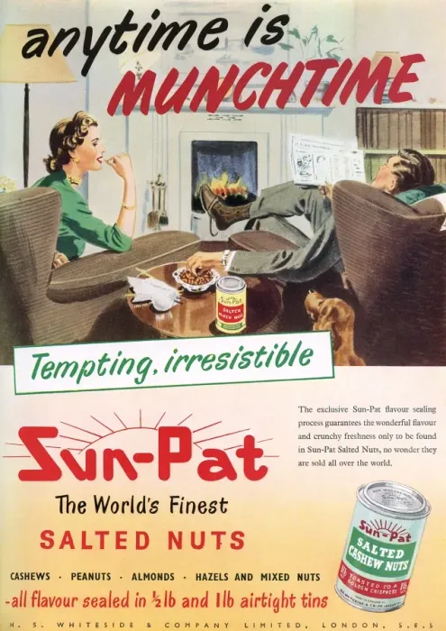 Framed Print : Sun-Pat advertisement, 1953 Framed Print : Sun-Pat advertisement, 1953