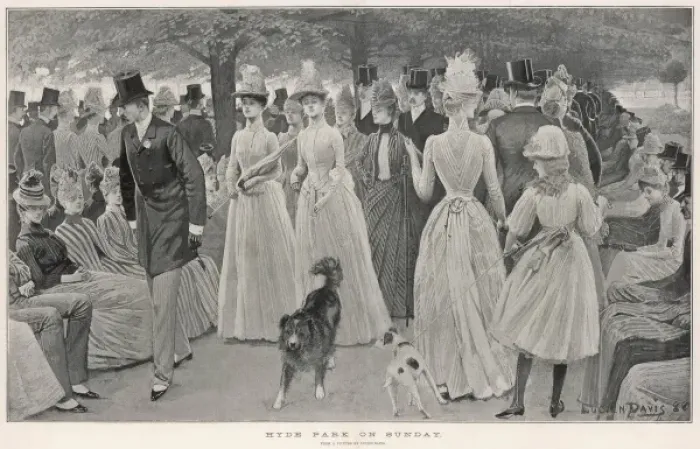 Framed Print : Sunday morning Church Parade in Hyde Park, London Framed Print : Sunday morning Church Parade in Hyde Park, London