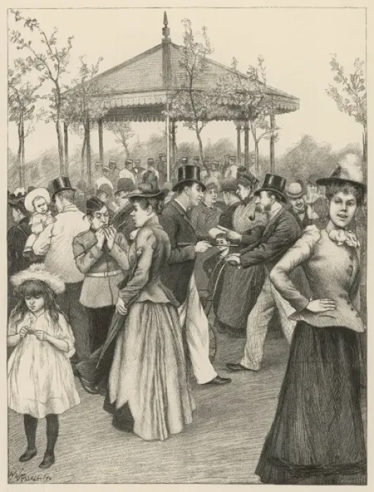 Framed Print : Sunday in Victoria Park Framed Print : Sunday in Victoria Park