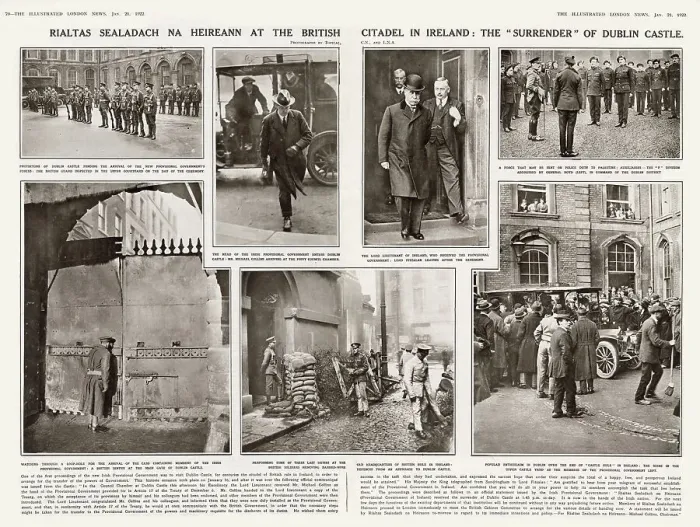 Framed Print : The Surrender of Dublin Castle