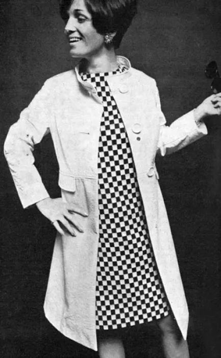 Framed Print : Susie Bisco in 1960s fashions Framed Print : Susie Bisco in 1960s fashions