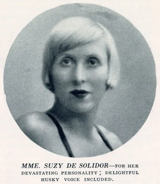 Framed Print : Suzy de Solidor (1900 - 1983), French actress and singer who famously modelled for several artists including Tamara de Lempincka and Francis Bacon. Date: 1933 Framed Print : Suzy de Solidor (1900 - 1983), French actress and singer who famously modelled for several artists including Tamara de Lempincka and Francis Bacon. Date: 1933