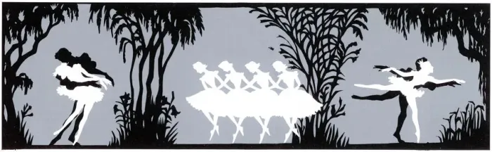 Framed Print : Swan Lake ballet, Siegfried and Odette fall in love Framed Print : Swan Lake ballet, Siegfried and Odette fall in love