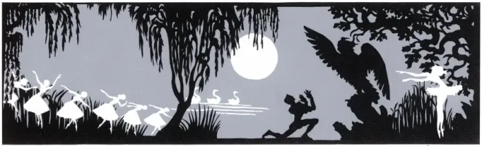 Framed Print : Swan Lake ballet, the unfortunate girls become swans again
