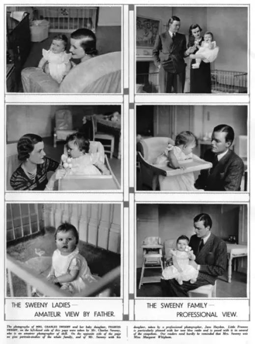 Framed Print : The Sweeny Family at home, 1938