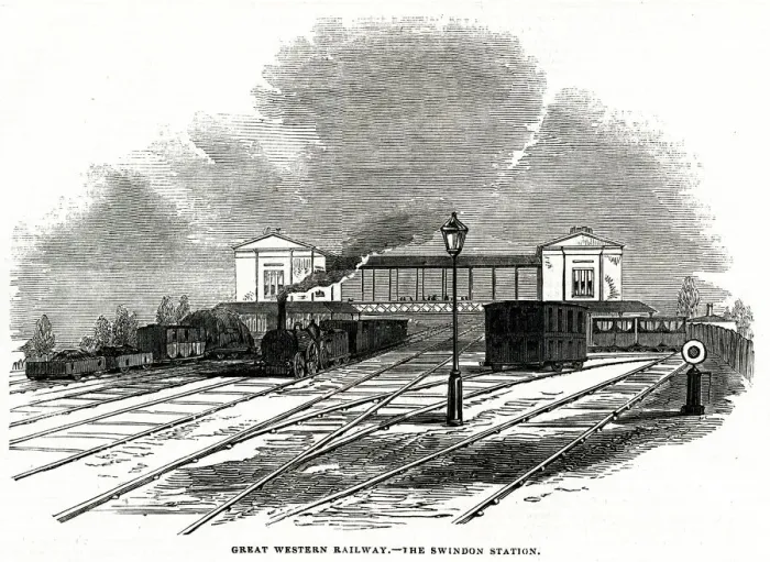 Framed Print : Swindon railway station, Swindon, Wiltshire