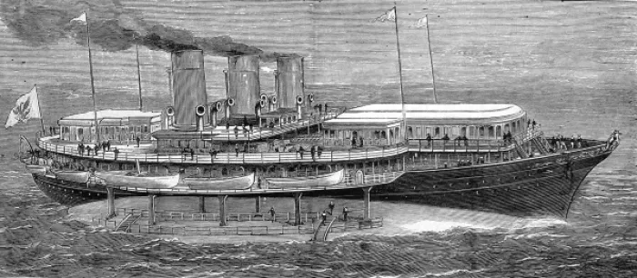 Framed Print : SY Livadia, 1880