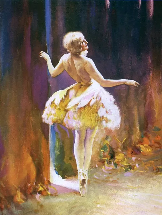 Framed Print : Taking the Curtain by H. Forster Framed Print : Taking the Curtain by H. Forster