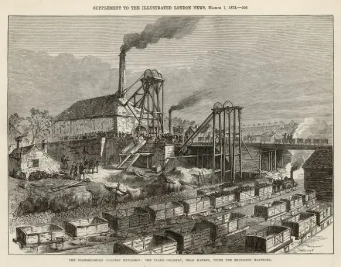 Framed Print : Talke-On-The-Hill Mine Framed Print : Talke-On-The-Hill Mine