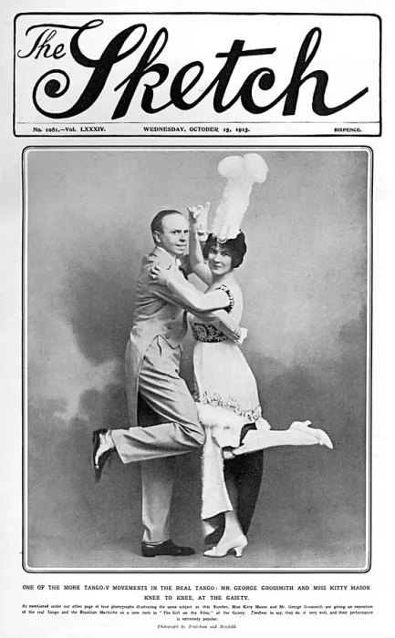 Framed Print : Tango craze: The Girl on the Film, 1913 Framed Print : Tango craze: The Girl on the Film, 1913