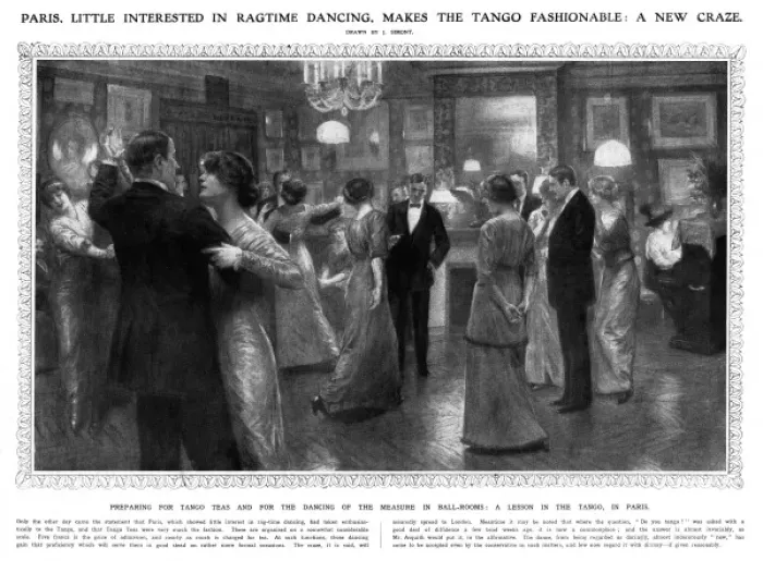 Framed Print : Tango teas, Paris 1913 Framed Print : Tango teas, Paris 1913