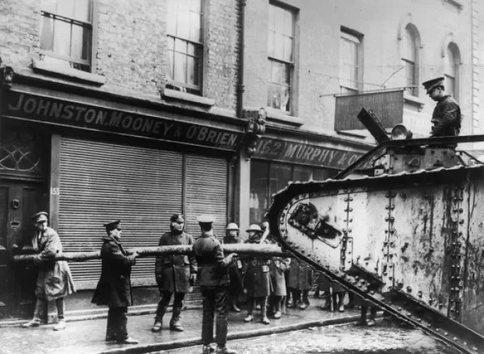 Framed Print : Tank / Easter Rising Framed Print : Tank / Easter Rising