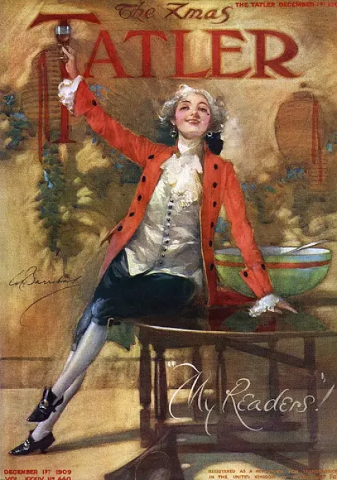 Framed Print : The Tatler Christmas Number 1909 Framed Print : The Tatler Christmas Number 1909