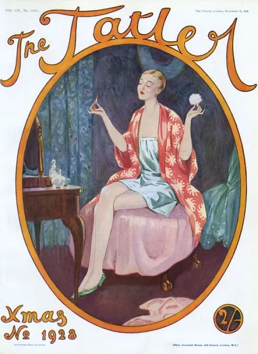 Framed Print : Tatler Christmas Number cover 1928 Framed Print : Tatler Christmas Number cover 1928