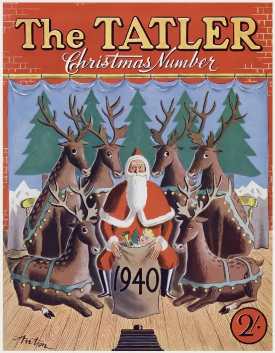 Framed Print : Tatler Christmas Number front cover, 1940 Framed Print : Tatler Christmas Number front cover, 1940