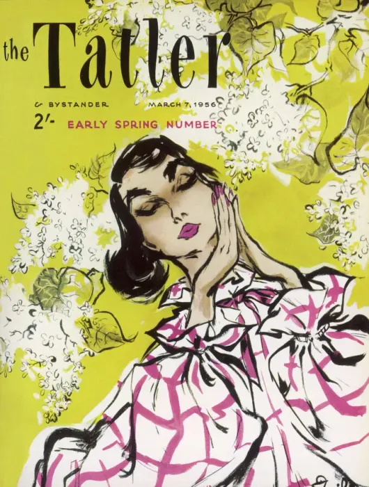 Framed Print : Tatler front cover 1956