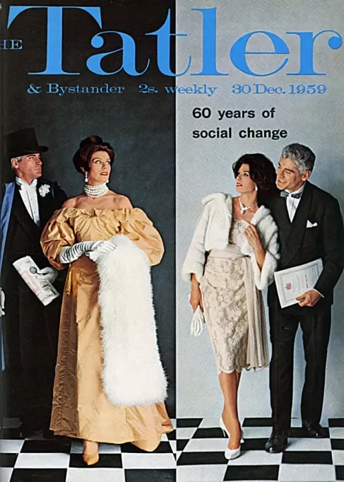 Framed Print : Tatler cover - 60 years of social change - 1959