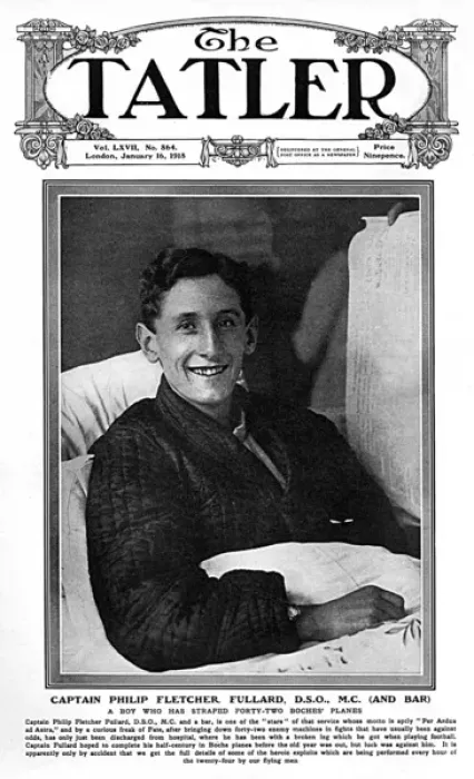 Framed Print : Tatler cover - Captain Philip Fletcher Fullard, WW1 Framed Print : Tatler cover - Captain Philip Fletcher Fullard, WW1