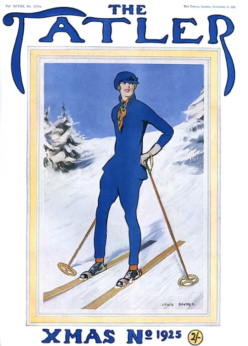 Framed Print : Tatler Front Cover, Christmas Number 1925 Framed Print : Tatler Front Cover, Christmas Number 1925