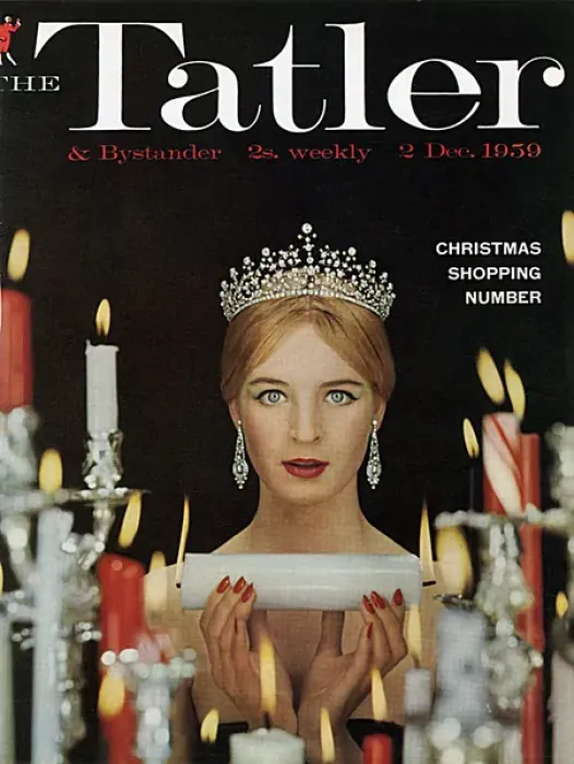 Framed Print : Tatler cover - Christmas Shopping Number 1959 Framed Print : Tatler cover - Christmas Shopping Number 1959