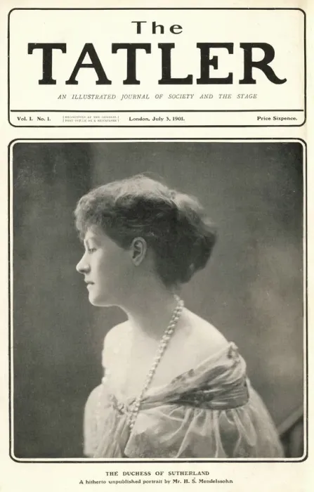 Framed Print : Tatler cover: Duchess of Sutherland