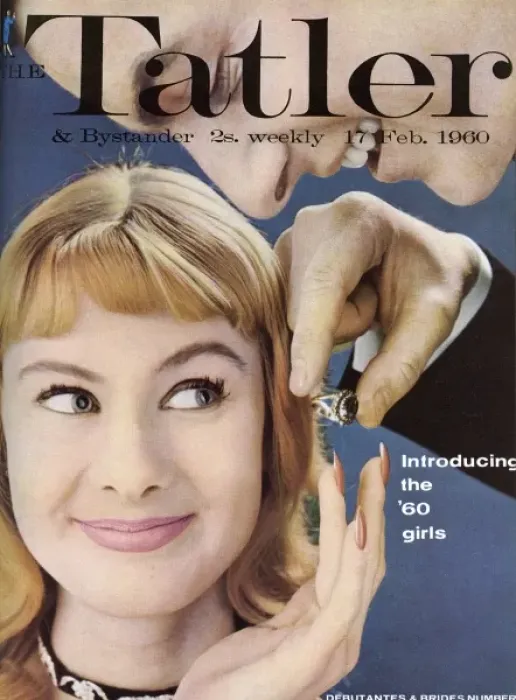 Framed Print : Tatler front cover, February 1960 Framed Print : Tatler front cover, February 1960