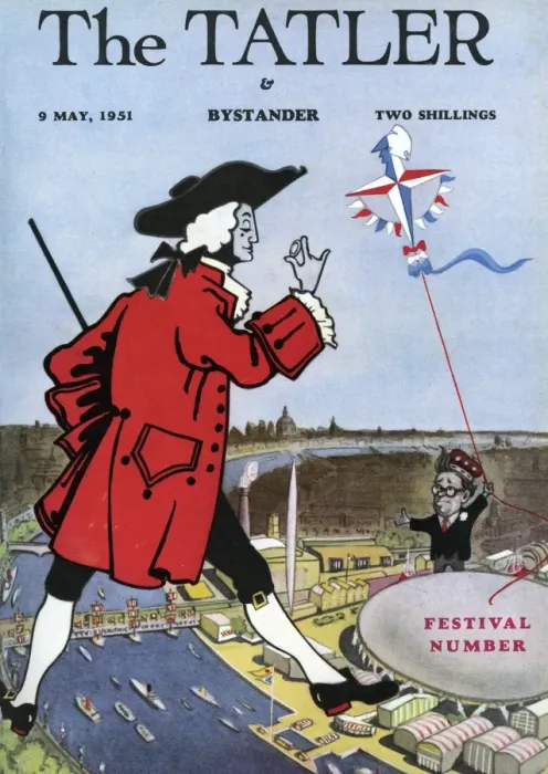 Framed Print : Tatler front cover, Festival of Britain number 1951