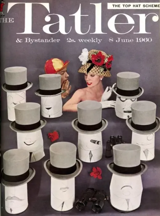 Framed Print : Tatler front cover, June 1960 Framed Print : Tatler front cover, June 1960