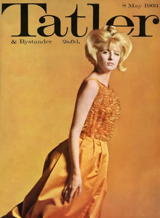 Framed Print : Tatler front cover, London Fashion Week - Jill Kennington Framed Print : Tatler front cover, London Fashion Week - Jill Kennington