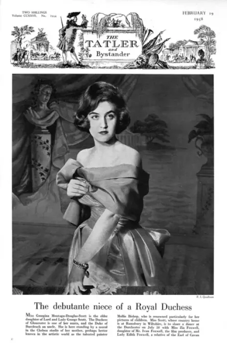 Framed Print : Tatler cover - Miss Georgina Montagu-Douglas-Scott Framed Print : Tatler cover - Miss Georgina Montagu-Douglas-Scott