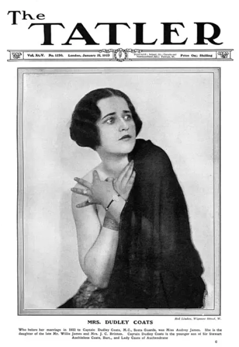 Framed Print : Tatler cover - Mrs Dudley Coats