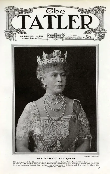 Framed Print : Tatler cover - Queen Mary