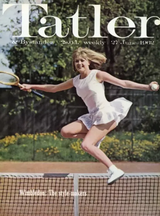 Framed Print : Tatler front cover, Wimbledon 1962 Framed Print : Tatler front cover, Wimbledon 1962