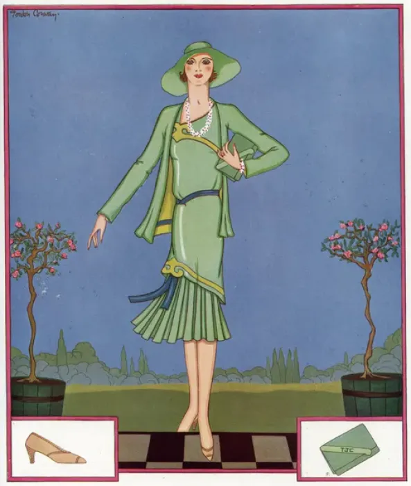 Framed Print : Tatler fashions by Gordon Conway Framed Print : Tatler fashions by Gordon Conway