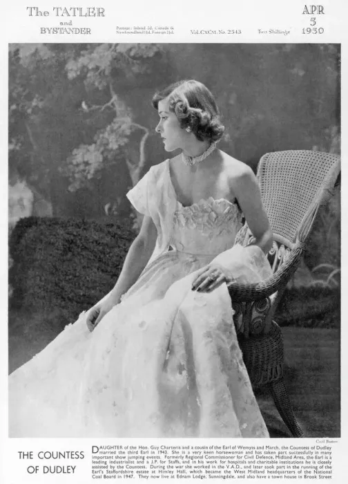 Framed Print : Tatler front-cover: The Countess of Dudley Framed Print : Tatler front-cover: The Countess of Dudley