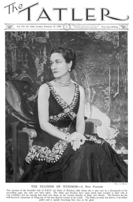 Framed Print : The Tatler front-cover: The Duchess of Windsor Framed Print : The Tatler front-cover: The Duchess of Windsor