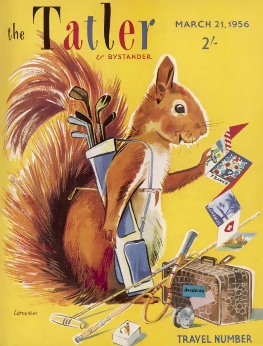Framed Print : Tatler Travel Number front cover, 1956 Framed Print : Tatler Travel Number front cover, 1956