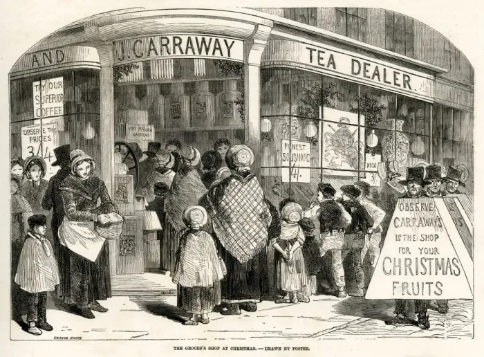 Framed Print : Tea dealer 1850 Framed Print : Tea dealer 1850