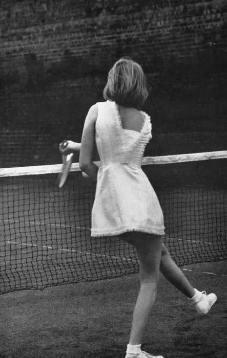 Framed Print : Teddy Tinling tennis dress 1962 Framed Print : Teddy Tinling tennis dress 1962