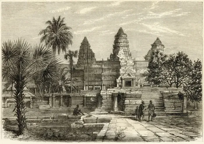 Framed Print : The Temple of Ongou Wat Framed Print : The Temple of Ongou Wat