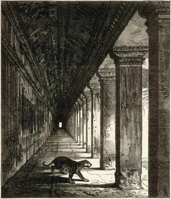 Framed Print : The Temple of Ongou Wat