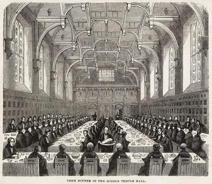 Framed Print : Term dinner in the Middle Temple Hall Framed Print : Term dinner in the Middle Temple Hall