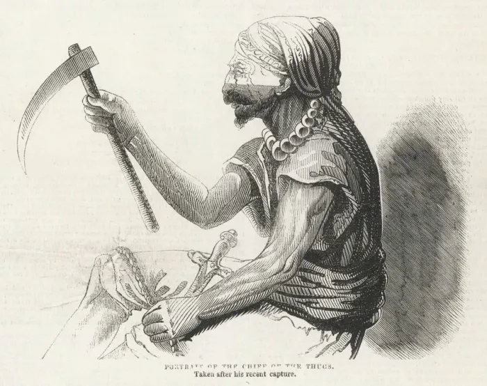 Framed Print : Thuggee Chief 1843 Framed Print : Thuggee Chief 1843