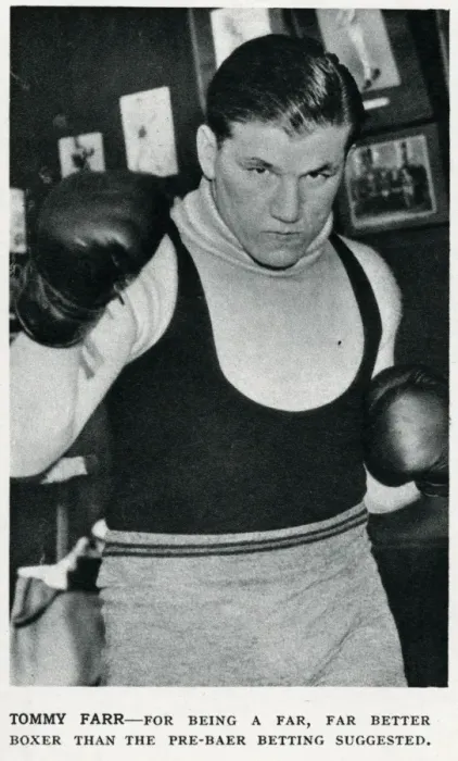 Framed Print : Tommy Farr boxer