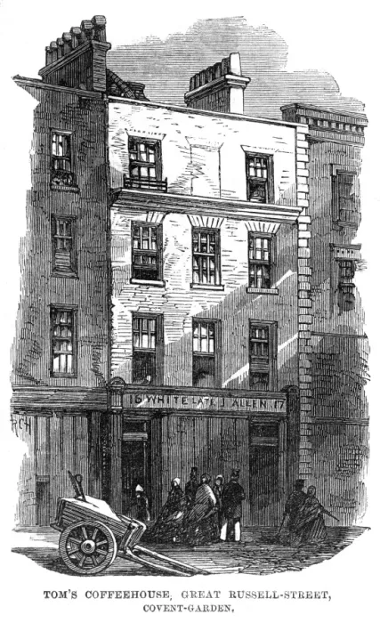 Framed Print : Toms Coffee House, Covent Garden, London